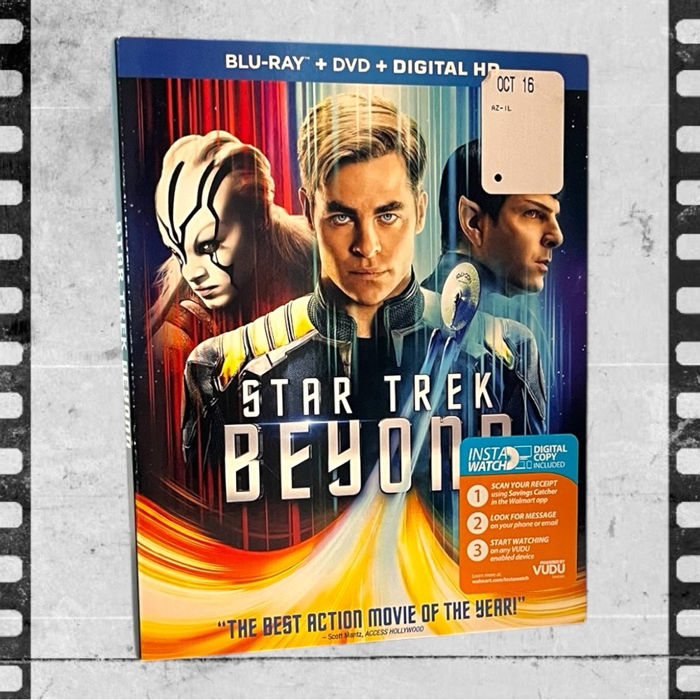 Star Trek Beyond Blu-ray DVD Sci-Fi Action Movie Combo